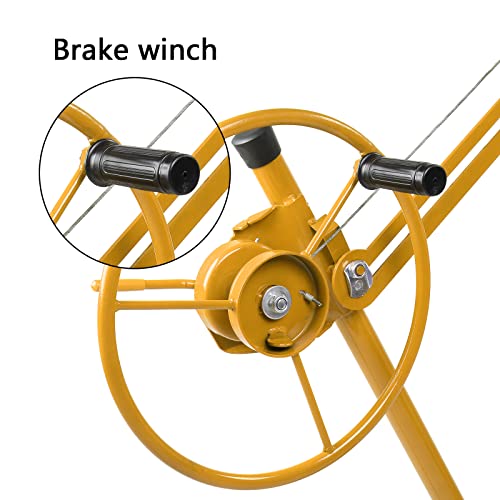 Drywall Lift Panel Hoisting Jack with Rolling Caster Wheels x7k