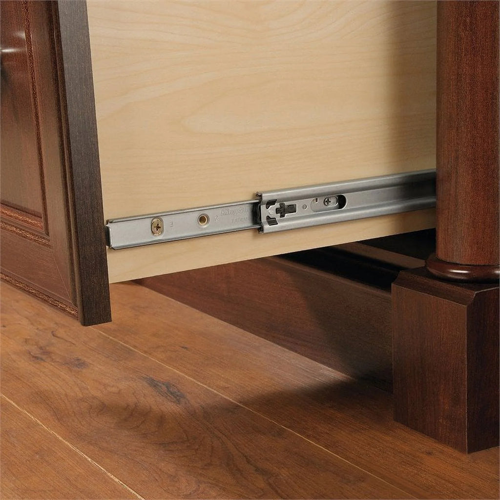 Kingfisher Lane Contemporary Wood Computer Desk with Hutch Cherry K666016