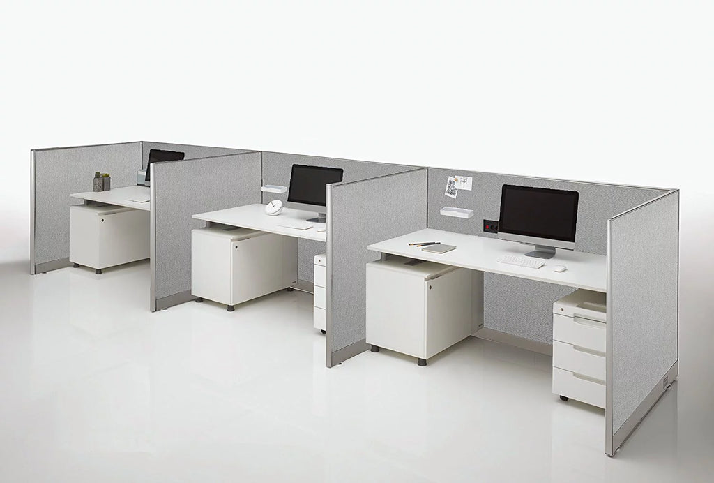 GOF Office Cubicle 4 Stations Partition Wall Room Divider D6172