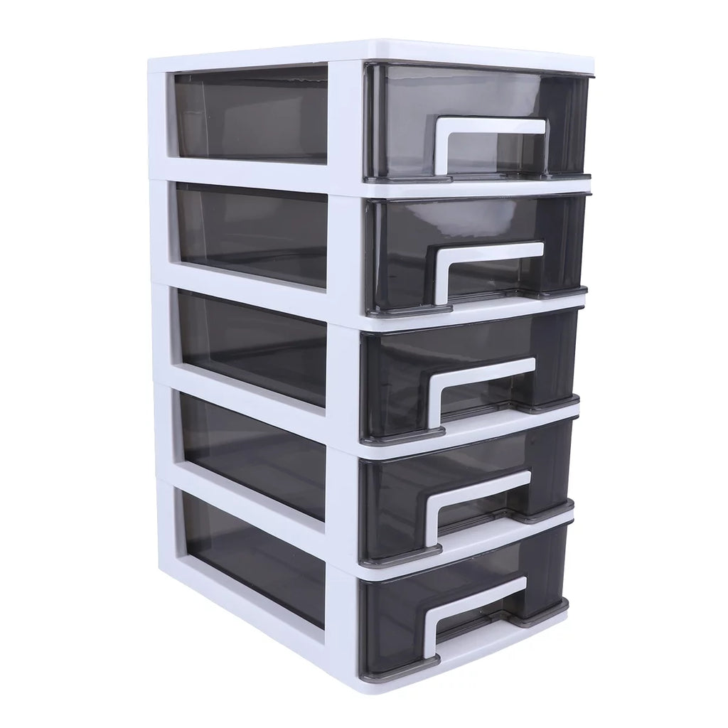 Plastic 5-Layer Storage Cabinet with Drawers S570484