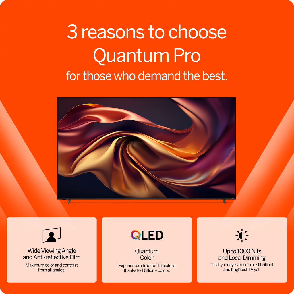 VIZIO 65" Quantum Pro 4K QLED HDR 120Hz Smart TV VQP65C-84 T140