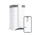 IQAir HealthPro Compact XE Air Purifier - Compact HyperHEPA Fration for Rooms up to 1240 sq ft - Allergens, Smoke, Dust, Mold, Pet Dander, Swiss Made, WiFi Enabled