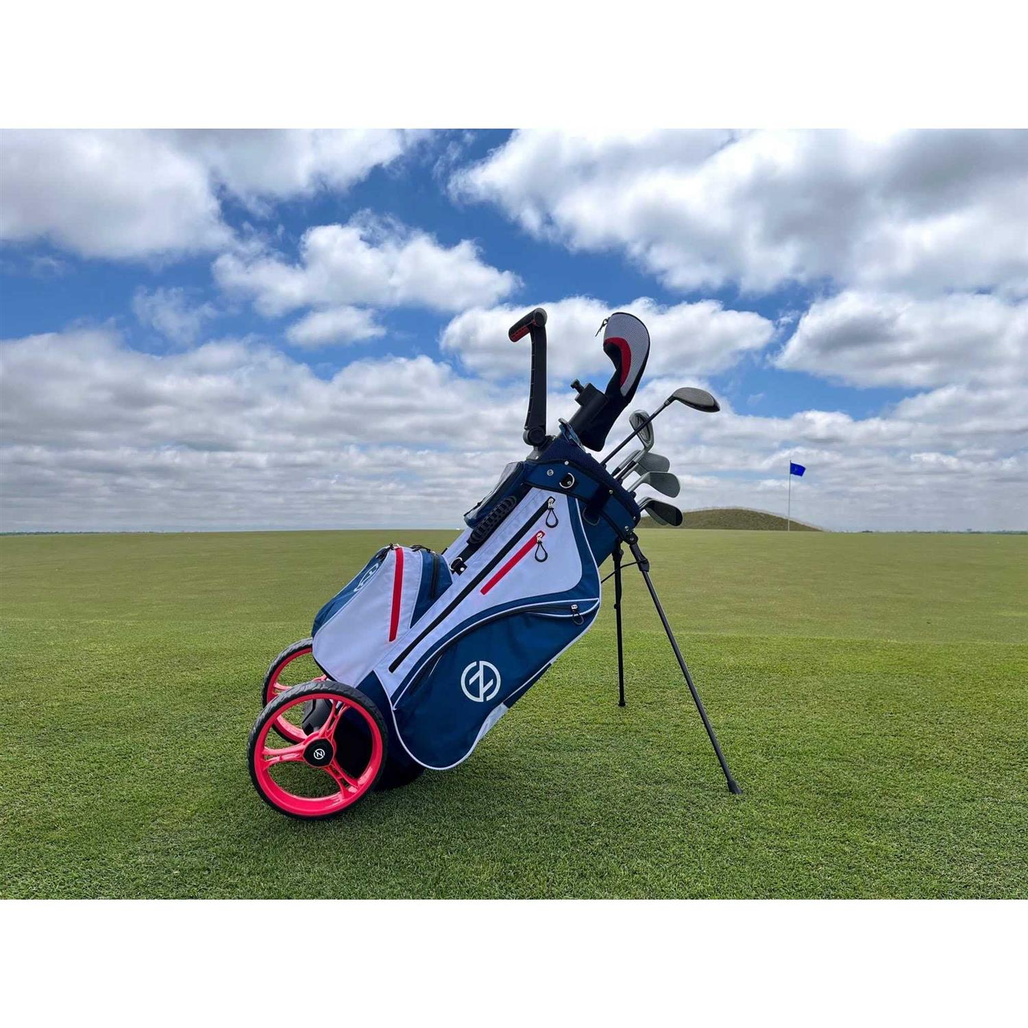 Golf Push Cart Stand Bag a7