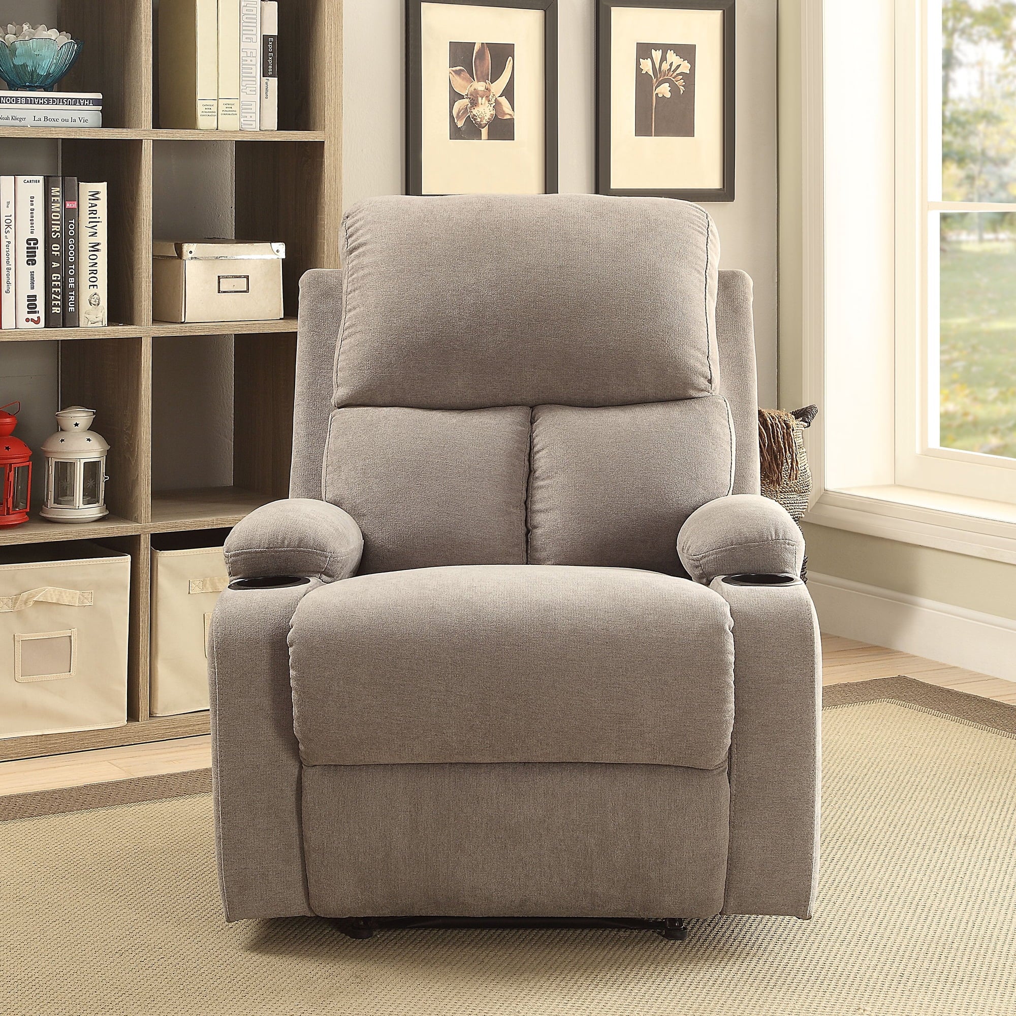 ACME Rosia Upholstery Motion Recliner Gray G9837