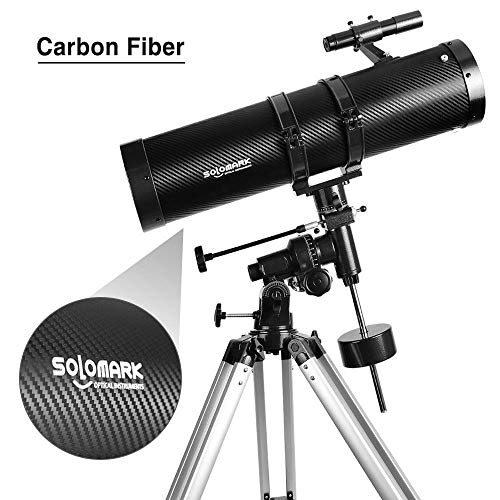 Telescope 130EQ Newtonian Reflector for Adults, with Barlow Lens & Moon Filter F636