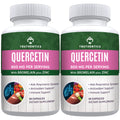 Truthentics Quercetin With Bromelain Zinc Supplement (2-Pack) - Quercetin 800mg - Immune, Allergy, Lung & Respiratory Support - 120 Capsules