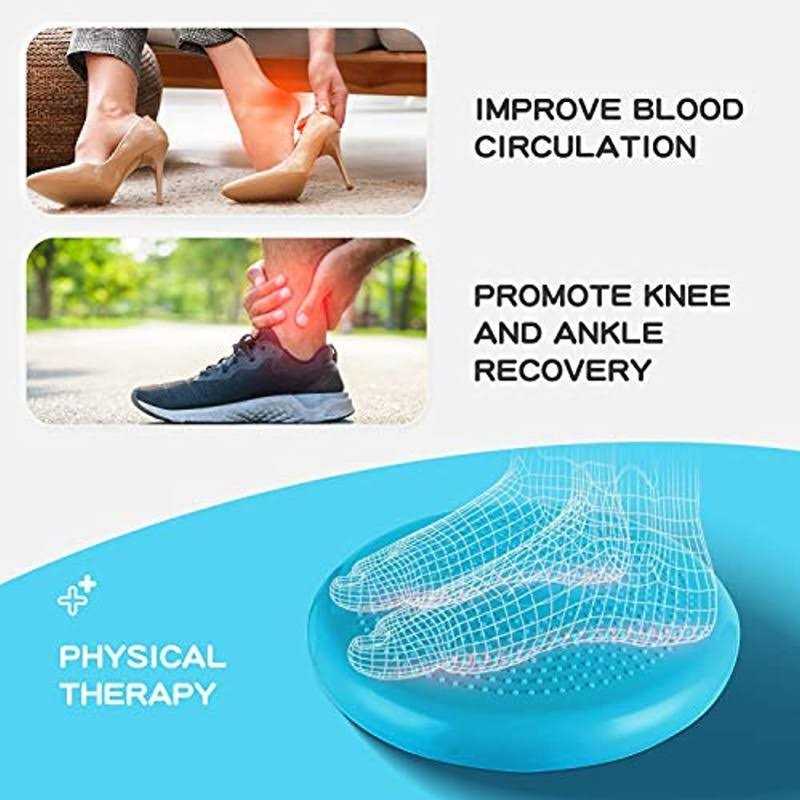 Inflated Wobble Cushion Wiggle Seat for Sensory Kids k7q