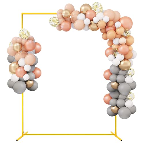 Wedding Arch Stand for Ceremony Backdrop Frame 6.6FT Gold k7