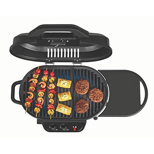 Coleman RoadTrip 225 Portable Stand-Up Propane Grill with Folding Legs & Wheels X65818