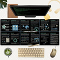 Office Desk Mat | Office Mouse Pad Large, Office Productivity | Extended Desk Mat, Desk Pad for Keyboard and Mouse | Productivity Desk Mat | Executive Desk Pad, Large Desk Matt for Desktop | Infomat