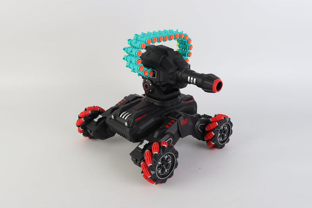 BESTKID BALL RC Tank with Nerf Launcher Shoots Foam Darts Z7928