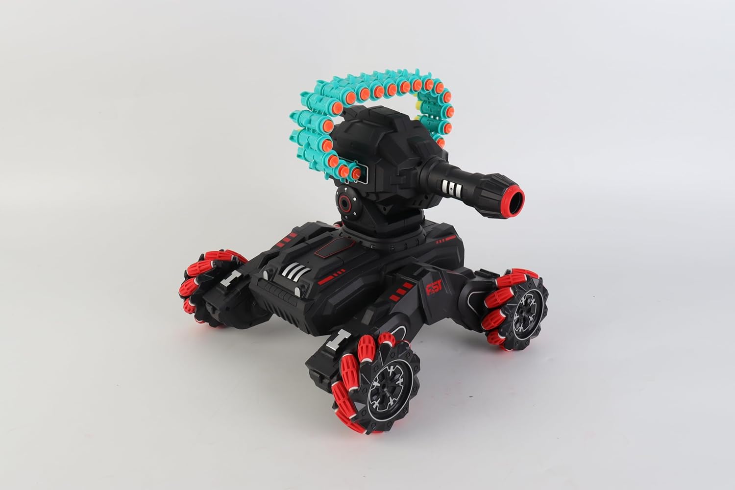 BESTKID BALL RC Tank with Nerf Launcher Shoots Foam Darts Z7928